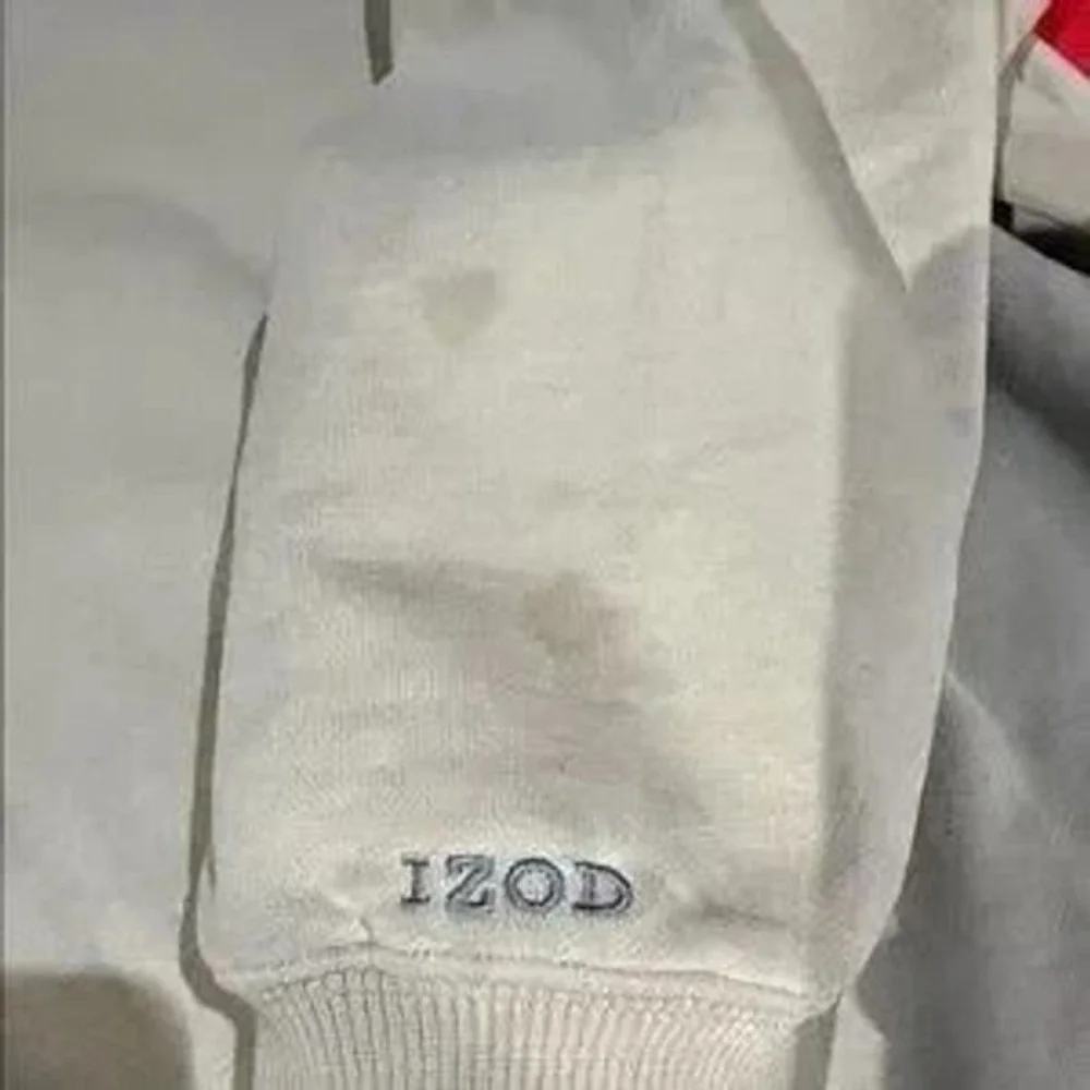 Izod Tan Quarter Zip Fleece Pullover